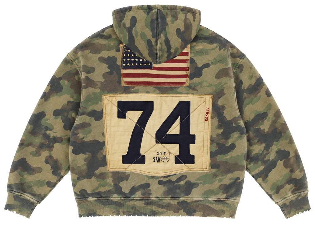 Camo Militant Zip Up