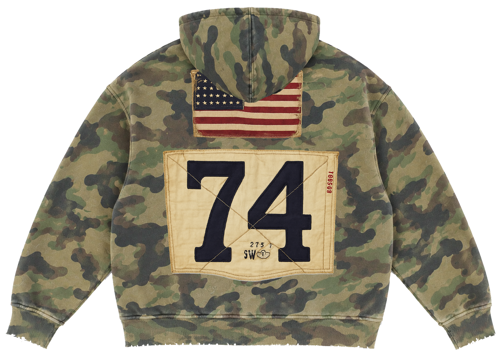 Camo Militant Zip Up