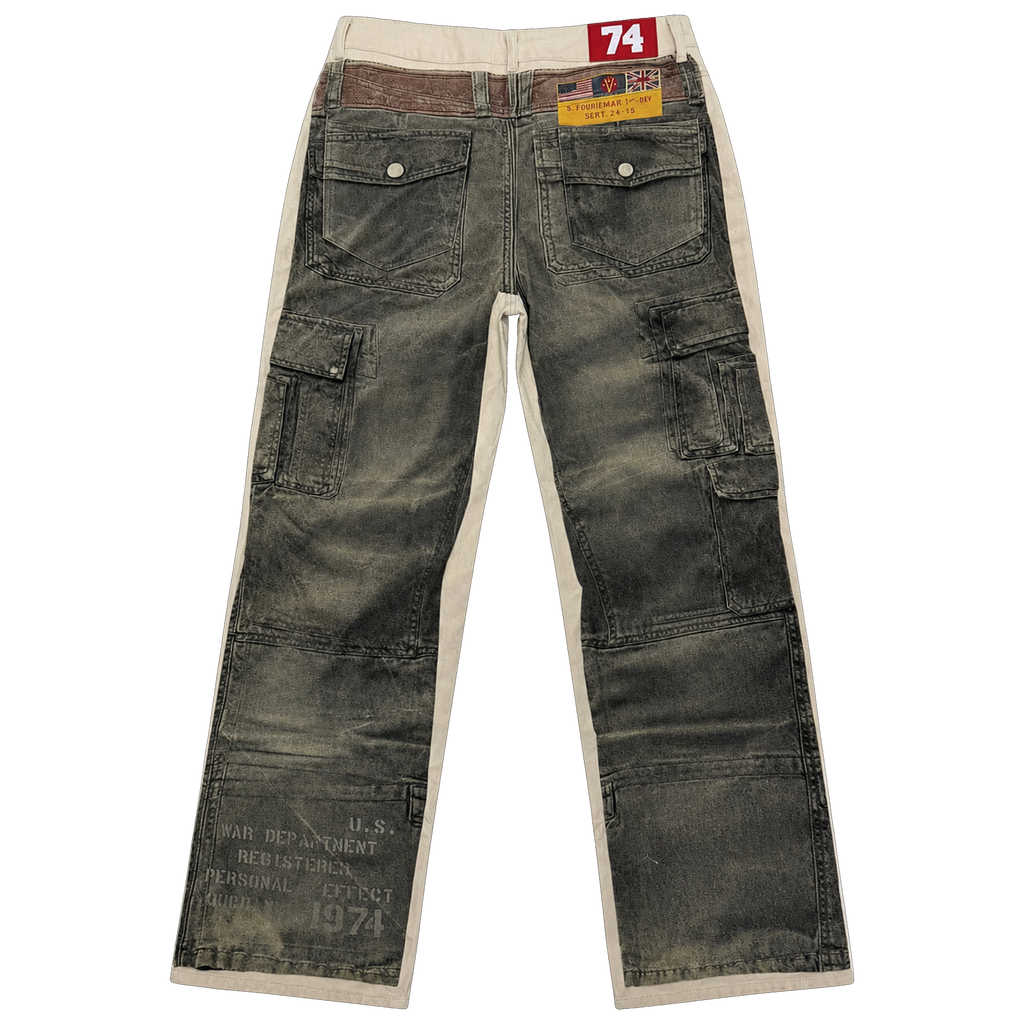 Military Denim Pants
