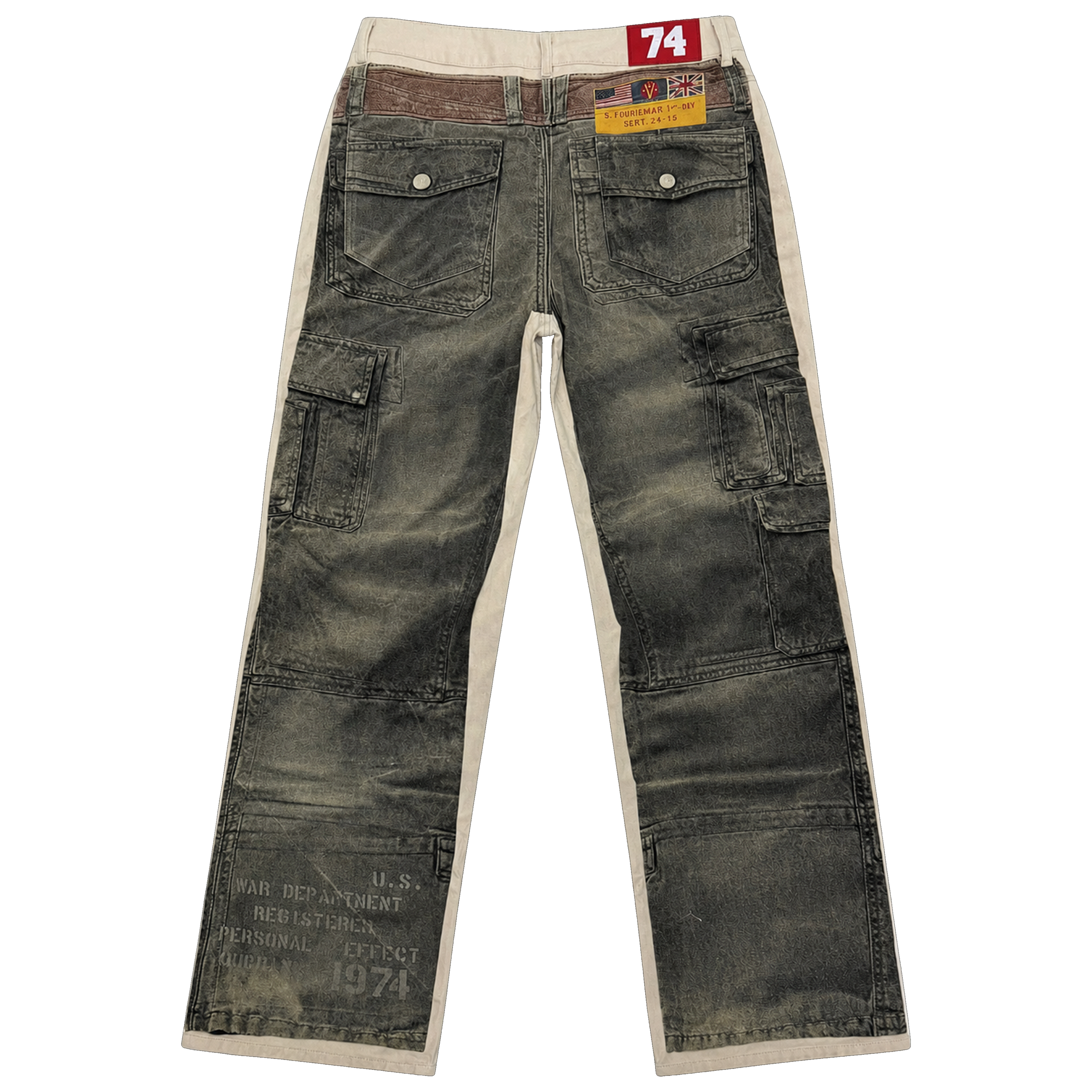 Military Denim Pants