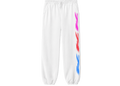 White Multi Racer Pipeline Sweats