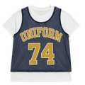Navy Jersey Double Tee