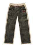 Military Denim Pants