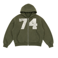 Green Collegaite Zip-Up