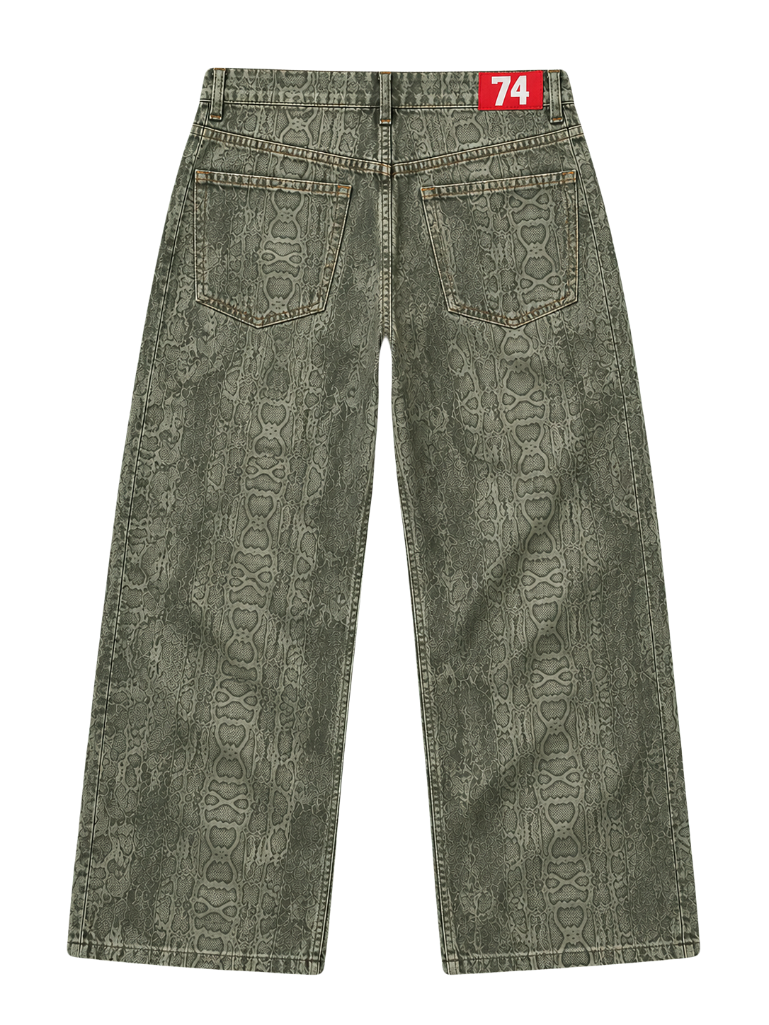 Snakeskin Denim