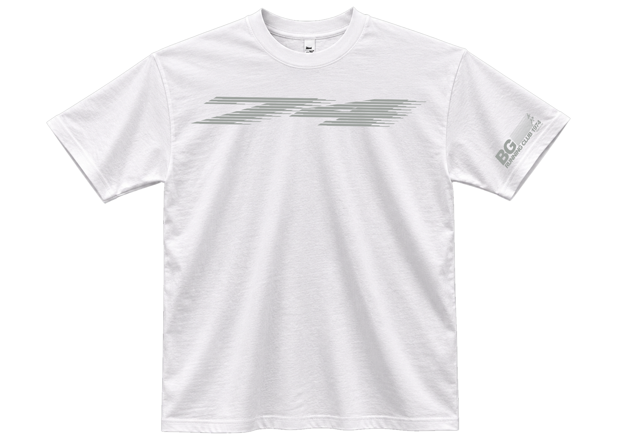 White BGC Club Racer Tee
