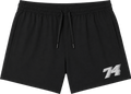 Black Collegiate Running Shorts