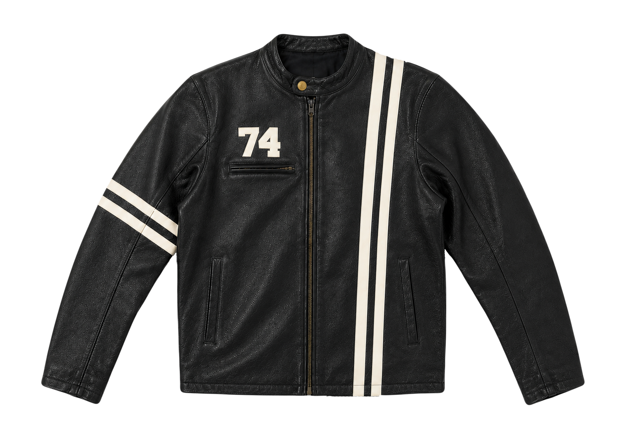 Black Moto-Bike Jacket