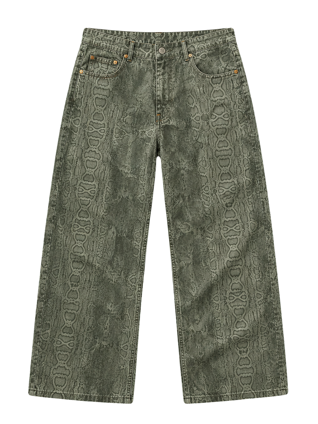 Snakeskin Denim
