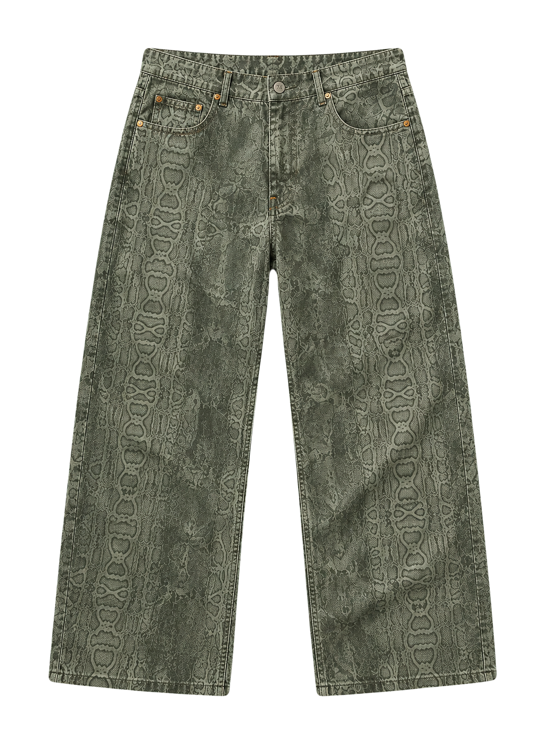 Snakeskin Denim