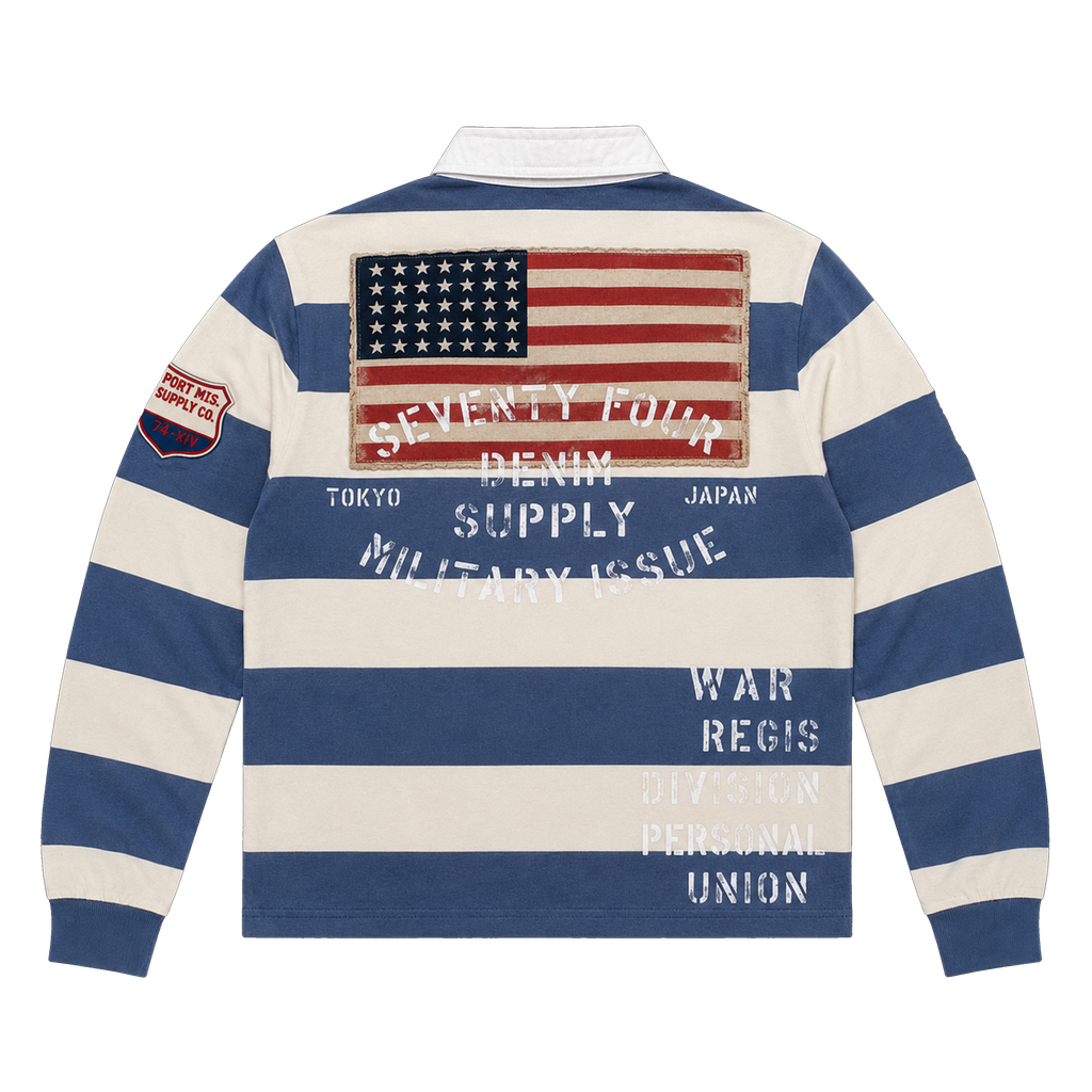 Blue Polo Rugby