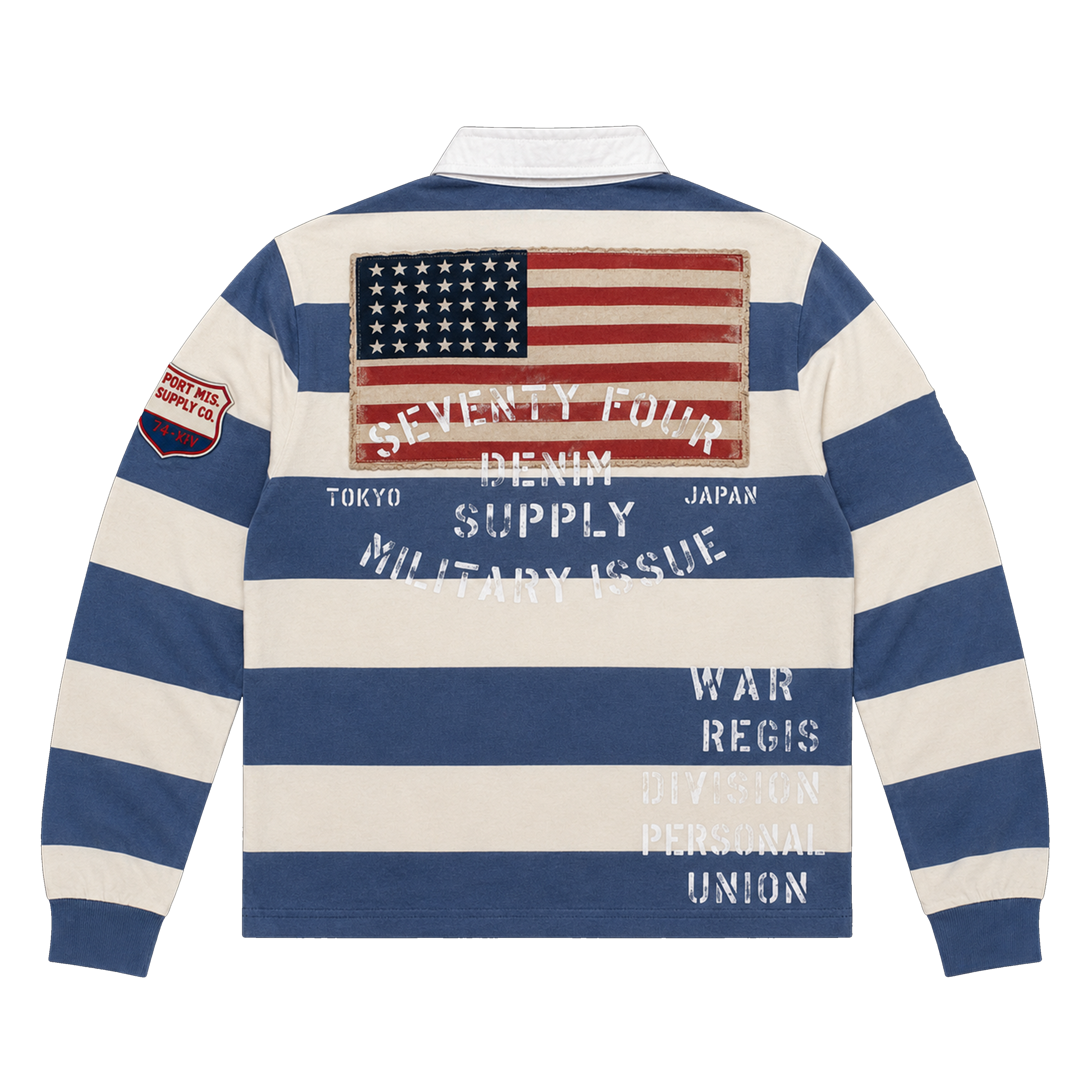 Blue Polo Rugby